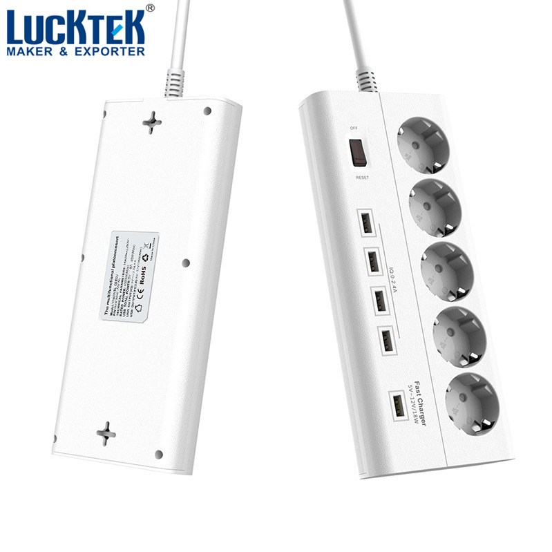 Новый многофункциональный электрический удлинитель с функцией быстрой зарядки и защитой от перенапряжения