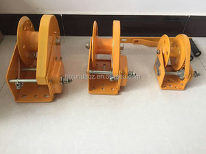 נייד מחגר תולעת הילוך חוט חבל יד כננת עם בלם - Product Image 4