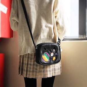 Más de moda en forma transparente de la ventana transparente de ita bolsa chica bolsa de la escuela - Product Image 1
