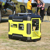 Générateur silencieux portable à onduleur 2 kVA 220 V pour usage domestique, fabriqué au Japon