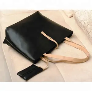2023 Female Green Office Lady Women's Designers Plain Quality Black Hand Tote Bag Ladies PU Leather Customization Handbag