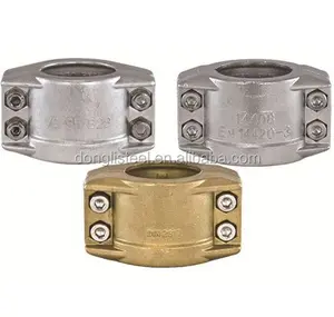 Hose fitting with safety clamps, Safe Clamps EN 14420-3