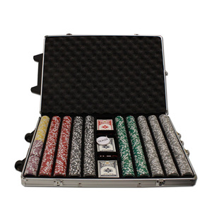 YWETRUST WT-VE01 Valise à roulettes personnalisée en EVA pour 1000 jetons, étui <span class=keywords><strong>vide</strong></span> en aluminium pour jetons de <span class=keywords><strong>poker</strong></span> - Product Image 2