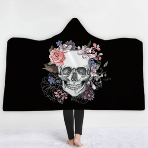 Poncho 100% Poliestere Design Personalizzato Extra Spesso <span class=keywords><strong>Felpa</strong></span> Indossabile <span class=keywords><strong>Coperta</strong></span> con Cappuccio in <span class=keywords><strong>Pile</strong></span> Super Morbido per Adulti - Product Image 6