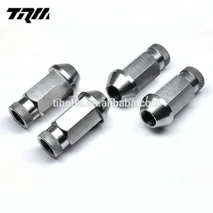 Chất Lượng Cao Hex 17 Mét Titanium Lug Nuts M12x1.5 Xe Bánh Xe