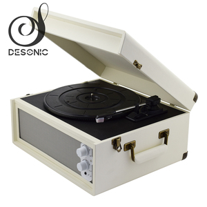 Nhà máy cung cấp cao cấp vali vinyl ghi bàn xoay máy nghe nhạc với tự động trở lại và có thể tháo rời bằng gỗ chân - Product Image 2