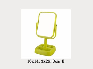 <b>Square</b> Storage Base <b>White</b> Color Rectangle Shaving Makeup Mirror - Product Image 4