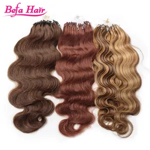 Befa Hair Beautiful Style 100% Human Hair Brazilian Micro Ring Loop Hair Extensions