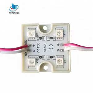 Kecerahan Tinggi 12 V SMD 5054 Tahan Air Plastik Persegi 4 LED Modul