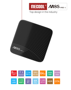 <span class=keywords><strong>MECOOL</strong></span> M8S <span class=keywords><strong>PLUS</strong></span> W Android 7.1 3 gb RAM + 16 gb ROM 2.4g Wi-Fi TV BOX Set Top boîte - Product Image 2