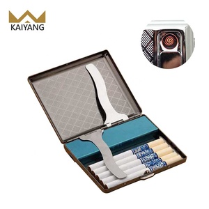 2019 fabbrica della cina di alta qualità capacità di nuovo modello di sigaretta caso <span class=keywords><strong>con</strong></span> usb più leggero all'ingrosso scatola di sigarette - Product Image 3