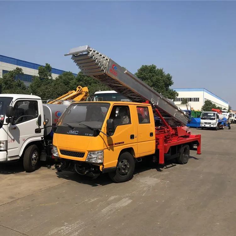 Jmc caminhão de câmbio 4x2 28m, escada aérea com movimentação de casa para venda