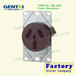 Good Quality billiger Power Devices 125/250V 3-Pole 3-Wire NEMA 10-50R 50A Flush Mount power Receptacle