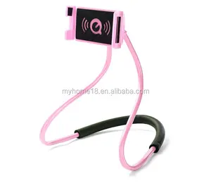 Nouveau <span class=keywords><strong>collier</strong></span> support paresseux, <span class=keywords><strong>collier</strong></span> suspendu Style universel pliant Flexible paresseux cou support de téléphone support pour téléphone portable - Product Image 1