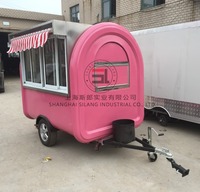 Fabricant chinois de remorques alimentaires rétro pour hot-dogs et glaces pour la restauration rapide
