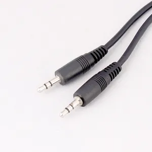 1m 3,5mm PI hombre Audio Plug Jack auxiliar 3Pole Stereo Cable Aux 3,5mm para altavoz auriculares estéreos para el hogar teléfono MP3