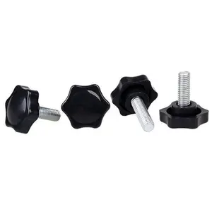 Preço de fábrica m3 m4 m5 m6 m8 m10 plástico thumb screw/parafuso de máquina