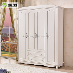 Knock Down Flatpack 2,3 Gaya Rumah Negara, 4,6 Pintu Kayu MDF Lemari Kamar Tidur Modern - Product Image 6