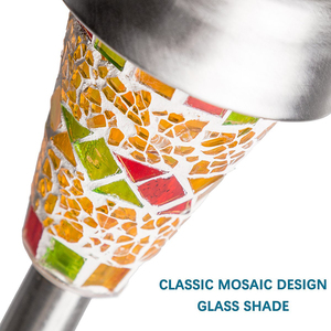 Stainless Steel Solar Mosaic LED <strong>Pathway</strong> <strong>Lights</strong> Solar Garden <strong>Light</strong> for <strong>Christmas</strong> Holiday Outdoor Decoration - Product Image 4