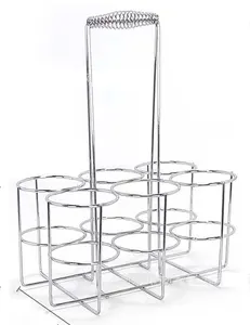 <span class=keywords><strong>Cesta</strong></span> de elevación de metal personalizada, puede sostener hasta 6 botellas de cerveza - Product Image 1