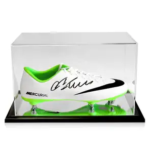 Elegante acryl glas schuh box/transparent sport schuh fall/sneaker display box