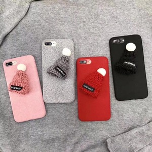 Moda cálida piel peluche caso 3D caso de teléfono para iPhone x 8 8 más 7 7 más 6 s 6 Más - Product Image 1