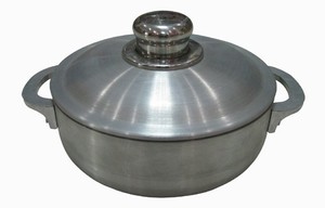 Aluminio caldero con acabado satinado dentro y fuera 20/24/26/30/34/36/ 38/42 cm aluminio caldero - Product Image 6