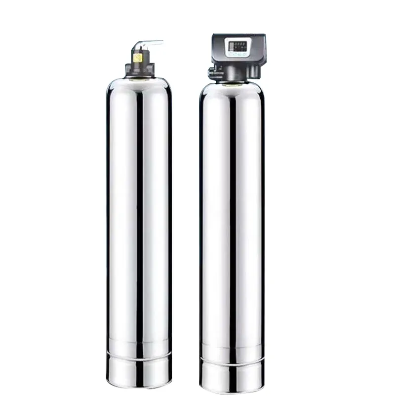 Konka — système de traitement de l'eau avec valve en résine, adoucissant d'eau automatique, réservoir de sel magnétique 304 en acier inoxydable, filtre en résine