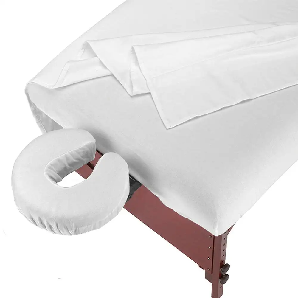Поли хлопок массажная кровать натяжная простыня для использования в отеле спа