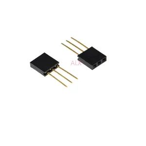 Soquete para arduino pcb de 3 pinos, único, reto, fêmea, 2.54mm, longo, 11mm, soquete conector, 1x3, 3 pinos