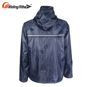 100% poliéster <span class=keywords><strong>impermeable</strong></span> tela azul sellado <span class=keywords><strong>cinta</strong></span> <span class=keywords><strong>impermeable</strong></span> con capucha para motociclistas chaqueta - Product Image 5