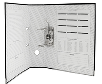 Porte-documents en métal robuste à double trou, grand format A4, pour le bureau, clip de rangement de documents couleur, classeur à levier pour classement