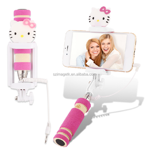 Nouvelle arrivée autoportrait manfrotto avec la bande <span class=keywords><strong>dessin</strong></span>ée, Poignée tenue câble filaire <span class=keywords><strong>selfie</strong></span> bâton pèlerin - Product Image 2