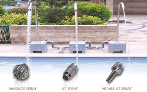 Jet de massage en acier inoxydable argenté pour piscines, équipement de spa à <span class=keywords><strong>installation</strong></span> facile - Product Image 4