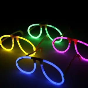 Neuheit glow stick gläser licht brillen party verrückte glow brillen