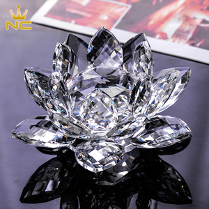 Fiore <span class=keywords><strong>di</strong></span> <span class=keywords><strong>Loto</strong></span> in Cristallo <span class=keywords><strong>di</strong></span> Lusso per Decorazione <span class=keywords><strong>di</strong></span> Matrimonio, Bomboniera e Souvenir per gli Invitati - Product Image 1