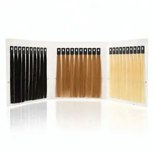 зажимы для окраски волос Suppliers-Китайская Цветовая диаграмма волос с зажимом для волос, Цветовая диаграмма человеческих волос для тестирования цвета