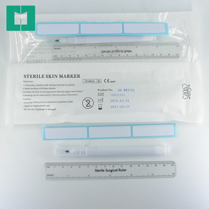 Rotulador de piel blanco para cirugía, marcador desechable para la piel, certificado ISO 10993 - Product Image 4