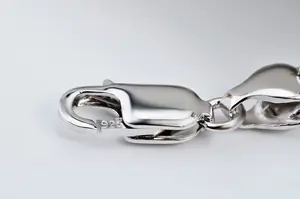 925 Sterling Silver Men's Chain Necklace Men Heavy Chain Thick Silver Chain Mens Necklace