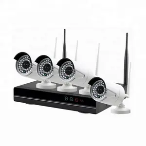 Innotronik H.264 4CH WiFi NVR Kit HD <span class=keywords><strong>Camera</strong></span> Không Dây Ngoài Trời WiFi Hệ Thống Điều Khiển Nhà - Product Image 1