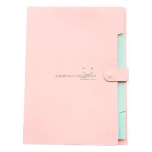 Skydue Lettera Tasche di Carta A4 File Espansione Folder Fisarmonica Document Organizer (Pink) cartella di file sacchetto del documento