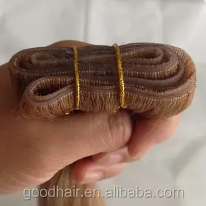 Aliexpress סין 100 שיער טבעי יד קשורה pu weft עור תוספות שיער חלקות