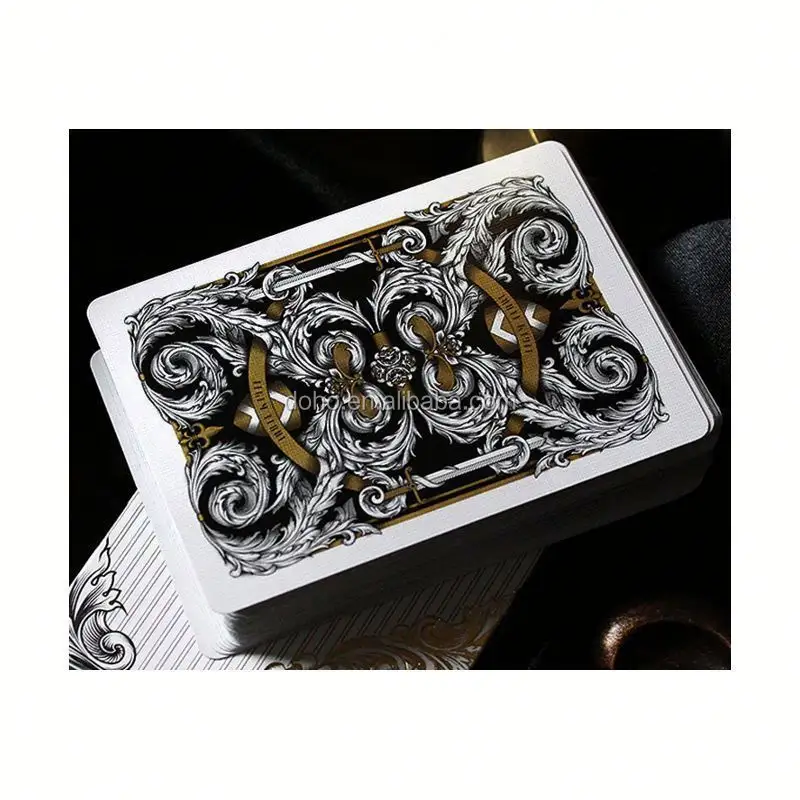 Pengiriman Cepat Laminasi Mengkilat Kertas Casino Kustom Kertas Bermain Kartu Poker Plastik, Penjualan TERBAIK UNTUK Kartu Kustom --- DH20774