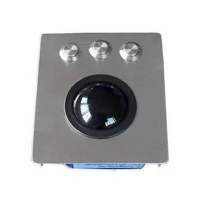 Chuột Trackball Cơ Khí Công Nghiệp Bằng Thép Không Gỉ Chống Tĩnh Điện ESD IP65