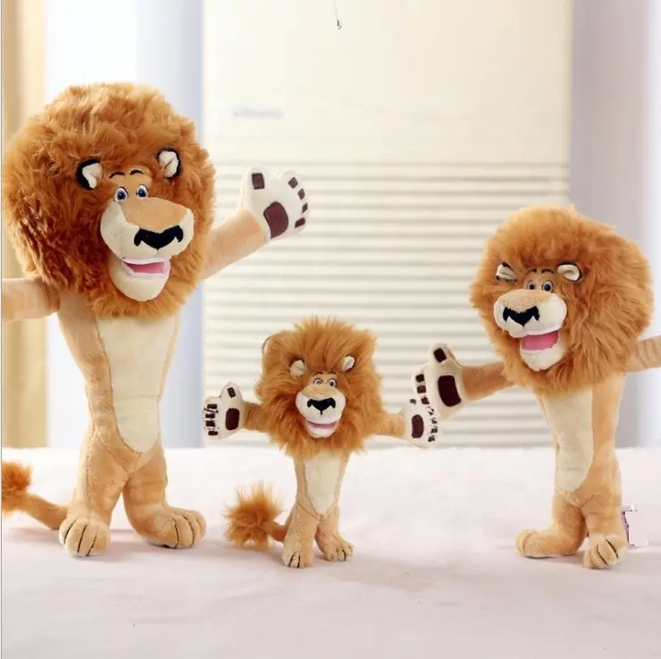 Factory Supply Wholesale Individual Custom Logo Mini Stuffed Lion Toy