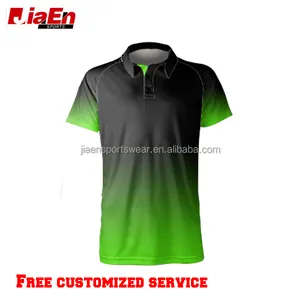 Custom 2017 Indian Cricket Team colorful green pattern Uniforms best new model cricket jersey