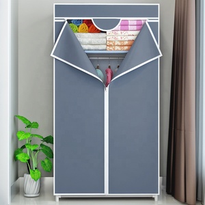 Portatile Vestiti <span class=keywords><strong>Armadio</strong></span> Guardaroba Con Appeso Asta E Rack di Stoccaggio - Product Image 5