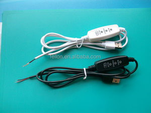 Interruptor de Atenuación de Luz LED de 12V con Cable Integrado, Tipo de Botón/Puerto de Alimentación CC - Product Image 5