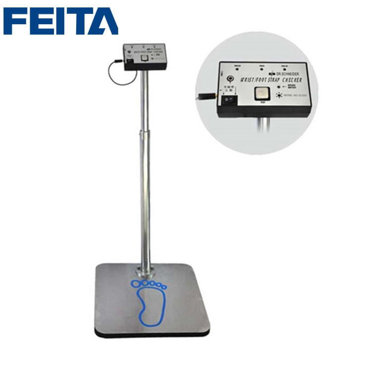 SL-033 единичный тестер человеческого тела/наручный ремешок и прибор для проверки заземления ног с подставкой
