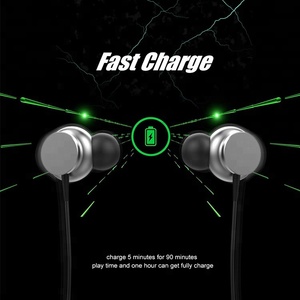 CE FCC ROHS Blue Tooth Kopfhörer Halsband Sports Style Drahtloser Bluetooth-Kopfhörer mit Schnell ladegerät